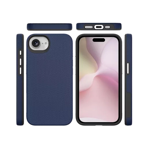 Phone case - progrip for iphone 16e - navy - image 11