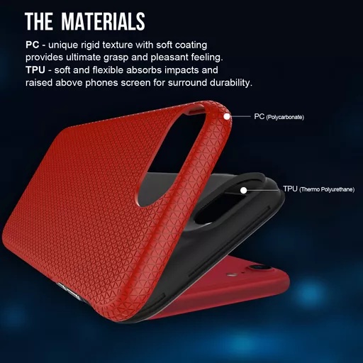 Phone case - progrip for iphone se/8/7/6s/6 - red - image 8