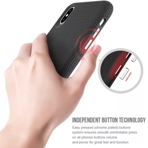 Phone case - progrip for iphone xs/x - black - image 2