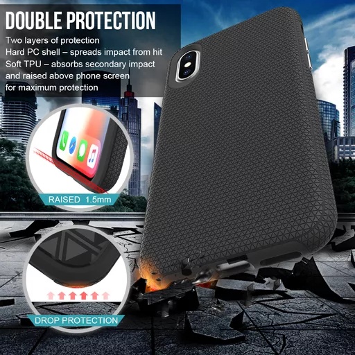 Phone case - progrip for iphone xs/x - black - image 7