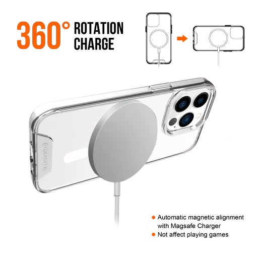 Phone case - promag for iphone 14 pro max - clear - image 5