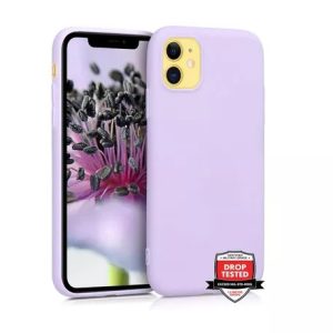 Phone Case - Silicone for iPhone 11 - Purple