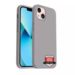 Phone Case - Silicone for iPhone 13 Mini - Storm Grey