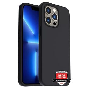 Phone Case - Silicone for iPhone 13 Pro - Black