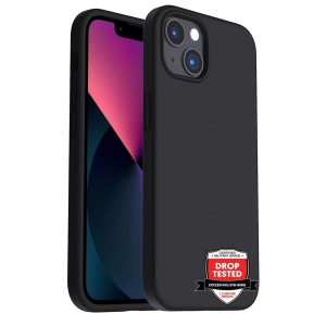 Phone Case - Silicone for iPhone 14 - Black