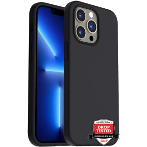 Phone Case - Silicone for iPhone 14 Plus - Black
