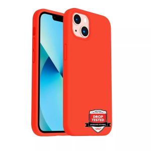 Phone Case - Silicone for iPhone 14 - Red
