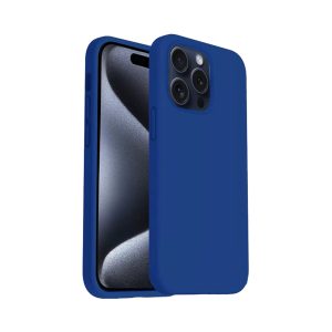 Phone Case - Silicone for iPhone 15 Pro - Navy
