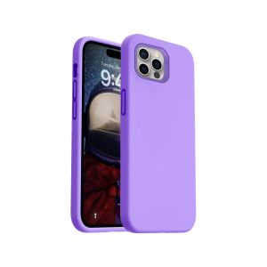 Phone Case - Silicone for iPhone 16 Pro Max - Purple