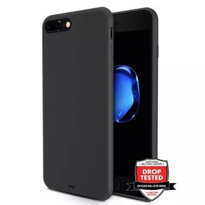 Phone Case - Silicone for iPhone 8/7 Plus - Black