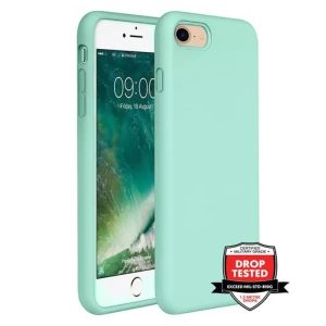 Phone Case - Silicone for iPhone SE/8/7 - Mint