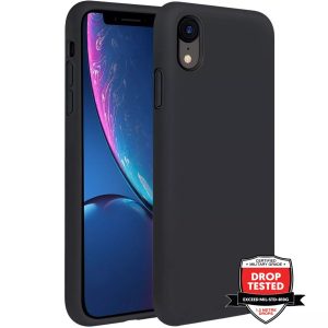 Phone Case - Silicone for iPhone XR - Black