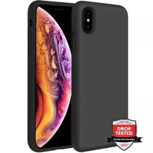 Phone Case - Silicone for iPhone XS Max - Black