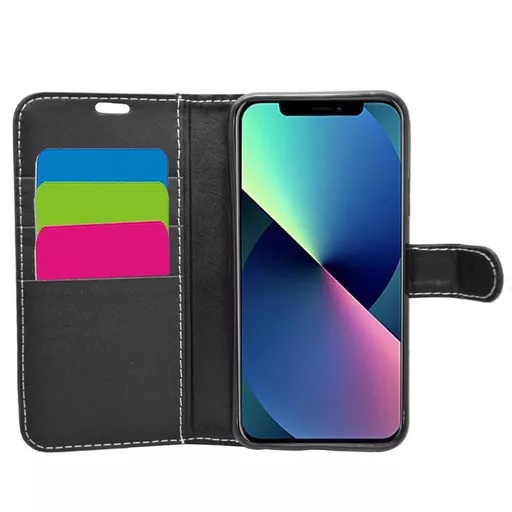 Phone case - wallet for iphone 13 - black