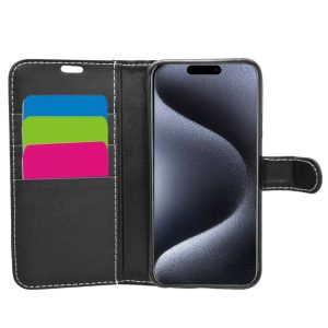 Phone Case - Wallet for iPhone 15 Pro - Black