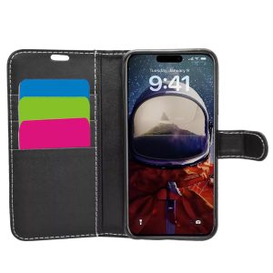 Phone Case - Wallet for iPhone 16 Pro - Black