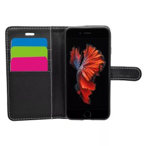 Phone Case - Wallet for iPhone SE/8/7/6S/6 - Black