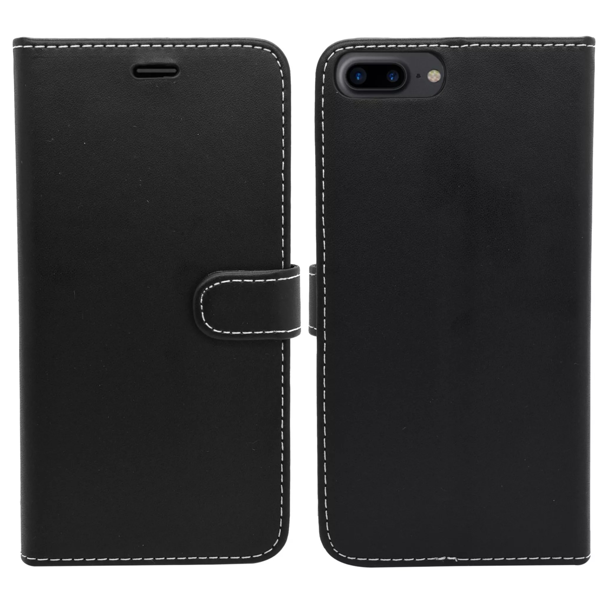 Phone case - wallet for iphone 8/7/6s/6 plus - black - image 3