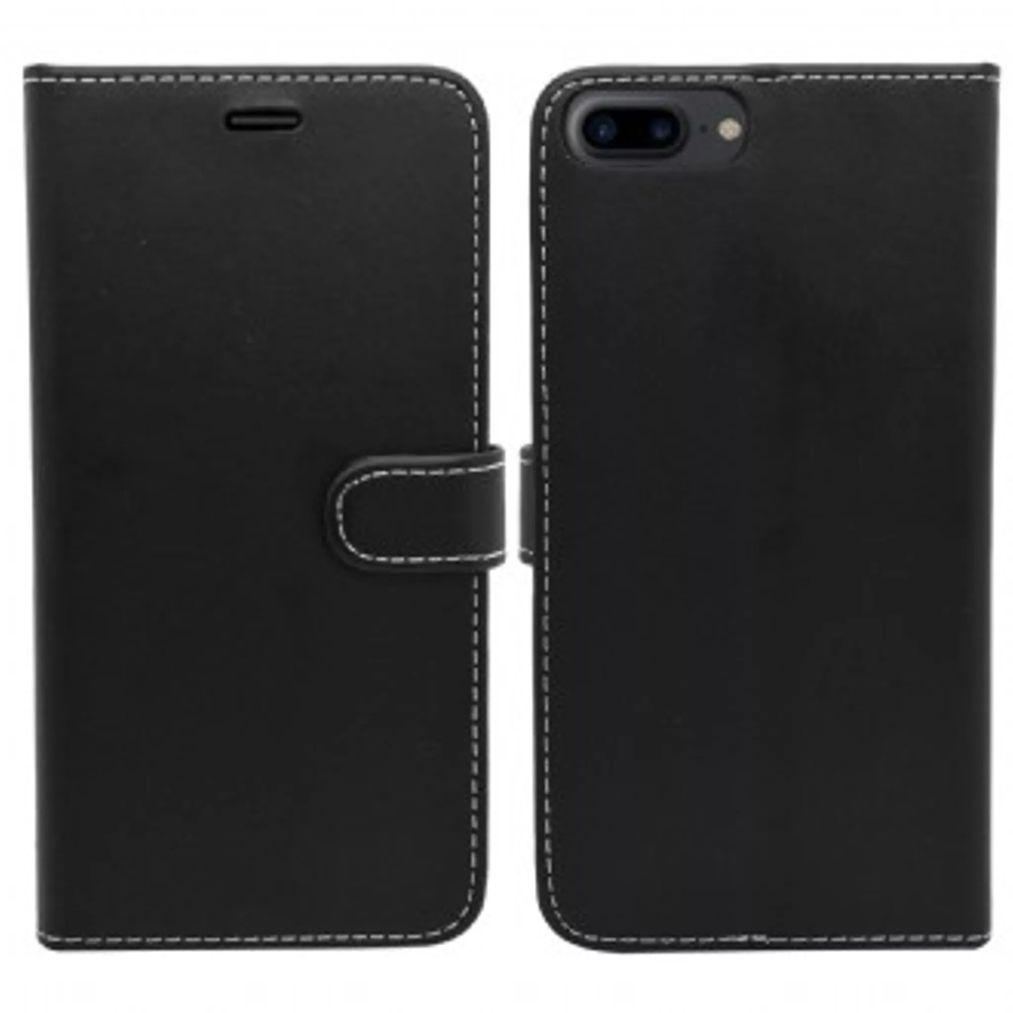 Phone case - wallet for iphone 8/7/6s/6 plus - black - image 6