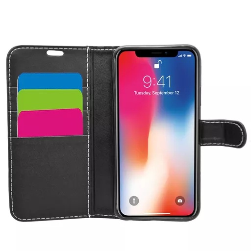 Phone case - wallet for iphone xs max - black