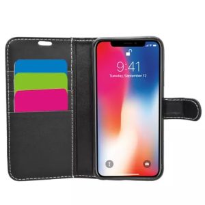 Phone Case - Wallet for iPhone XS/X - Black