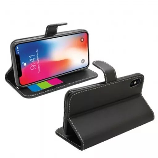 Phone case - wallet for iphone xs/x - black - image 2