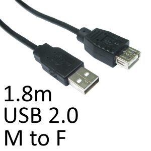 USB Extension Cable (1.8 Metres)