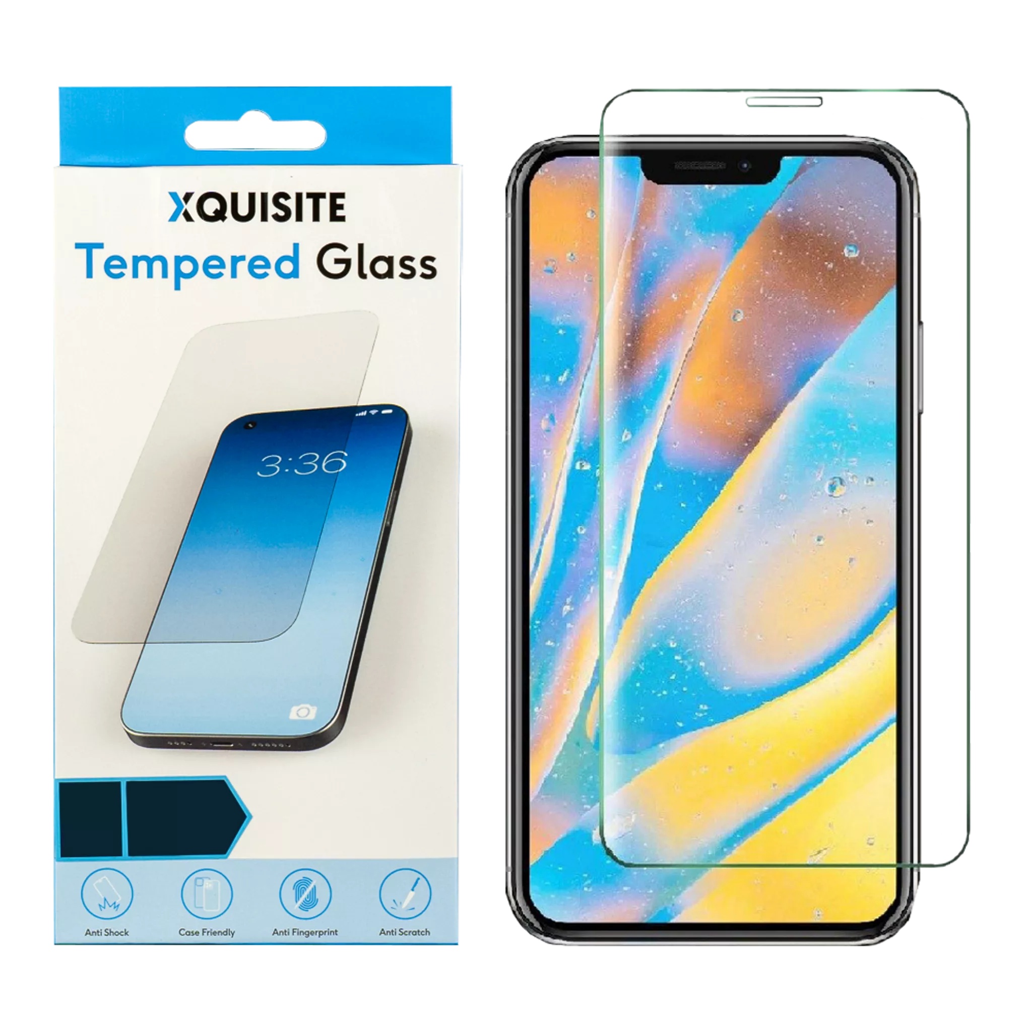 Xquisite 2d glass - iphone 12 & iphone 12 pro - clear