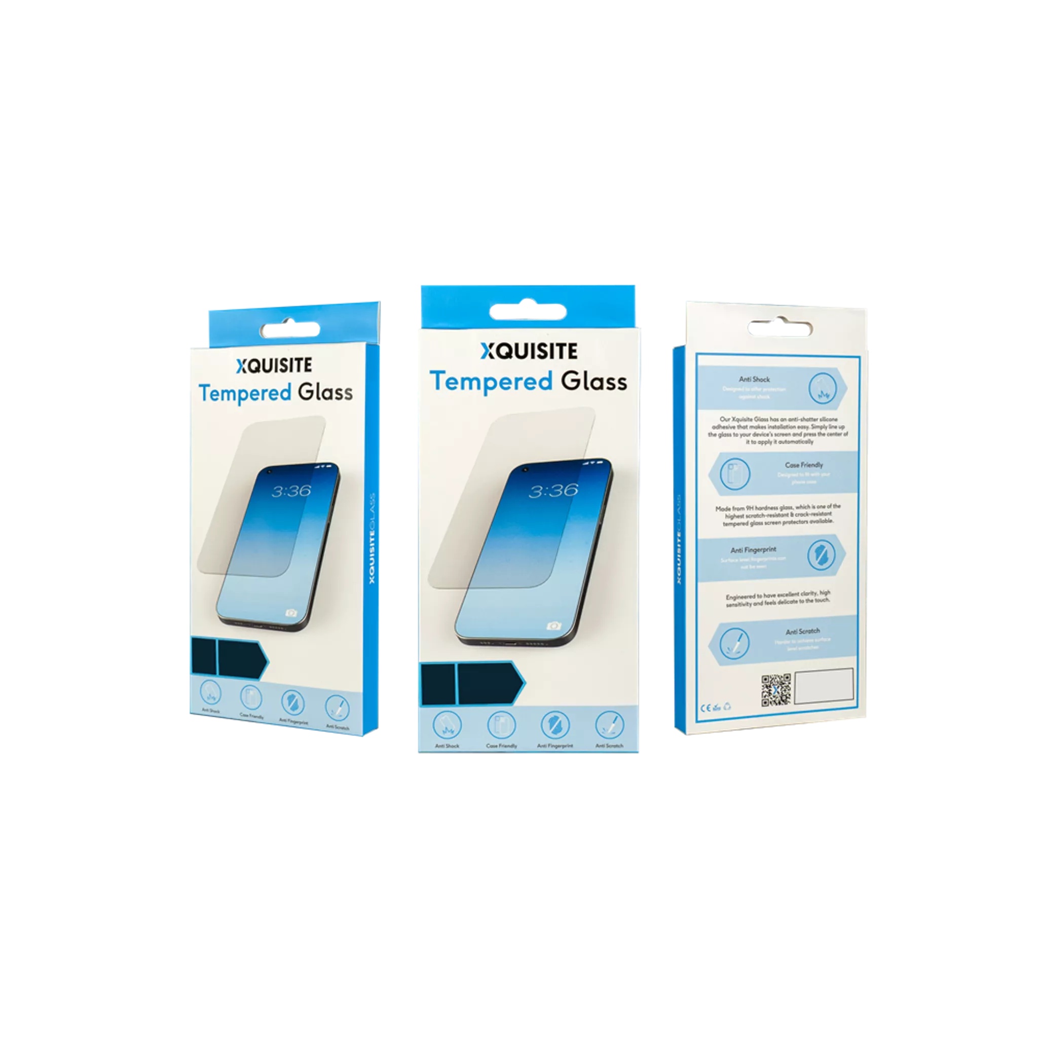 Xquisite 2d glass - iphone se/8/7/6s/6 - clear - image 2