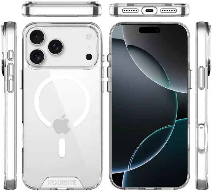 Promag magsafe clear charging phone case for iphone 17 pro max - all sides