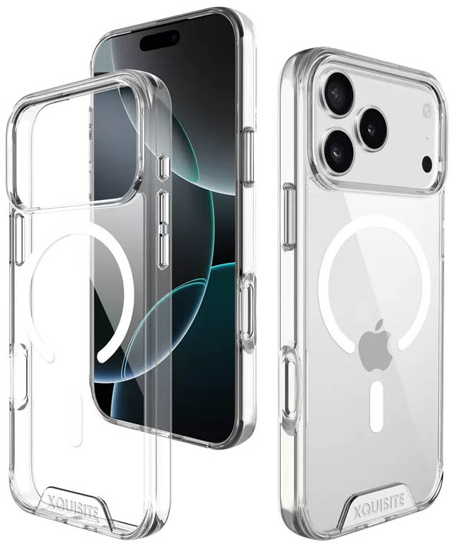 Promag magsafe clear charging phone case for iphone 17 pro max - trio