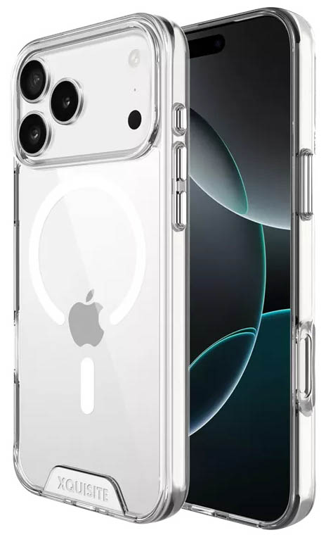 Promag magsafe clear charging phone case for iphone 17 pro max - angle view