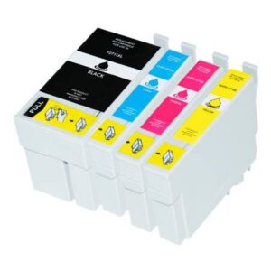 Epson Compatible Ink Cartridges - 27XL / T2715 Multipack - Contains T2711 Black, T2712 Cyan, T2713 Magenta, T2714 Yellow - for WorkForce Pro WF All-in-One Printers