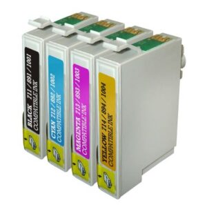 Epson T0715 / T0896 / T1006 Compatible Ink Set of Four