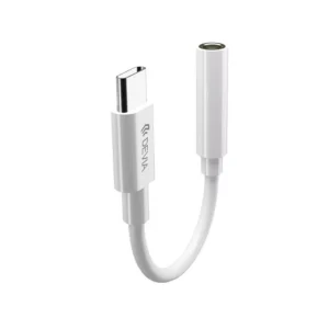 Devia - USB-C to 3.5mm Headphone Adapter - White