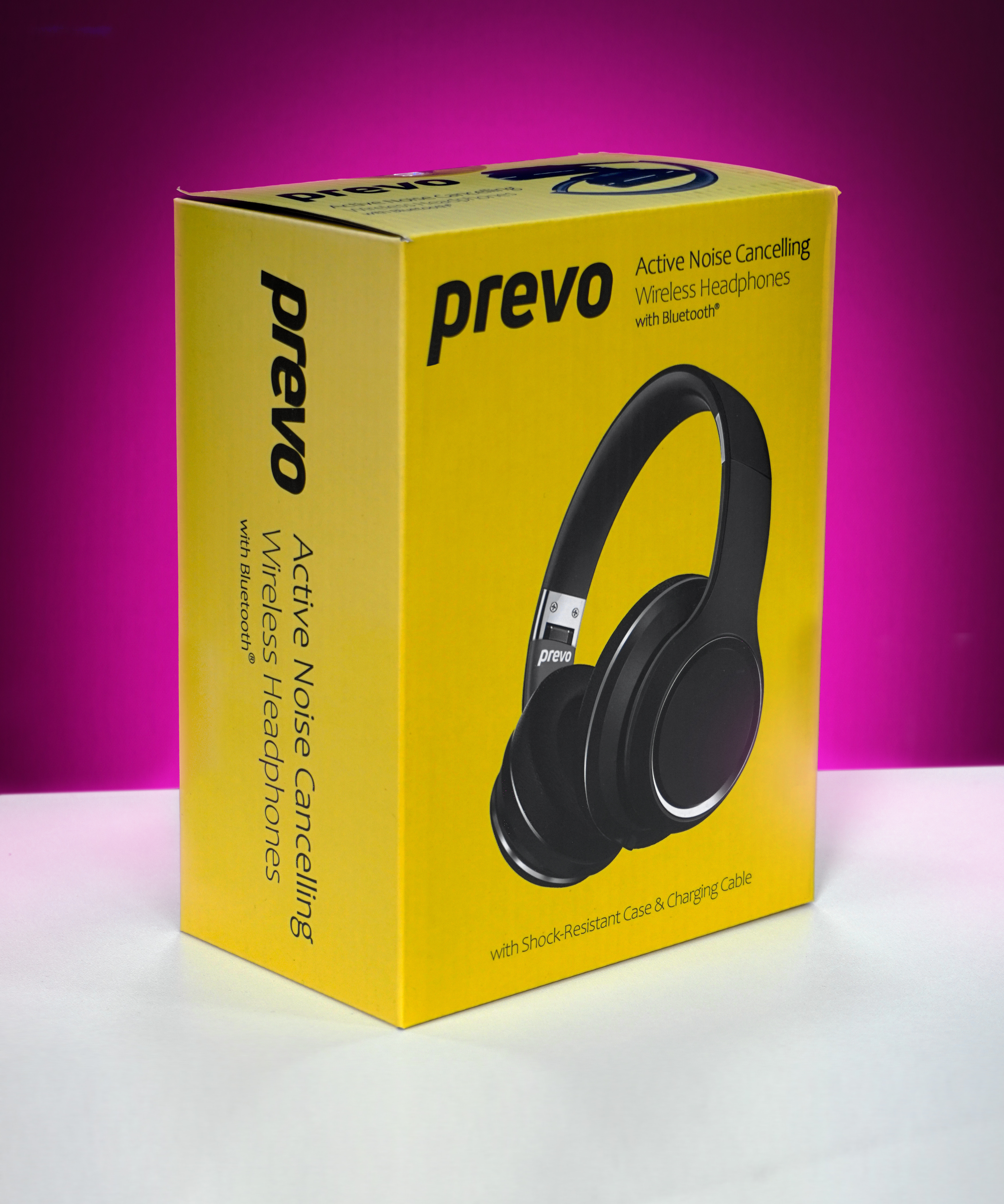 Prevo active noise cancelling wireless bluetooth headphones with shock resistant case, repair alliance dundee