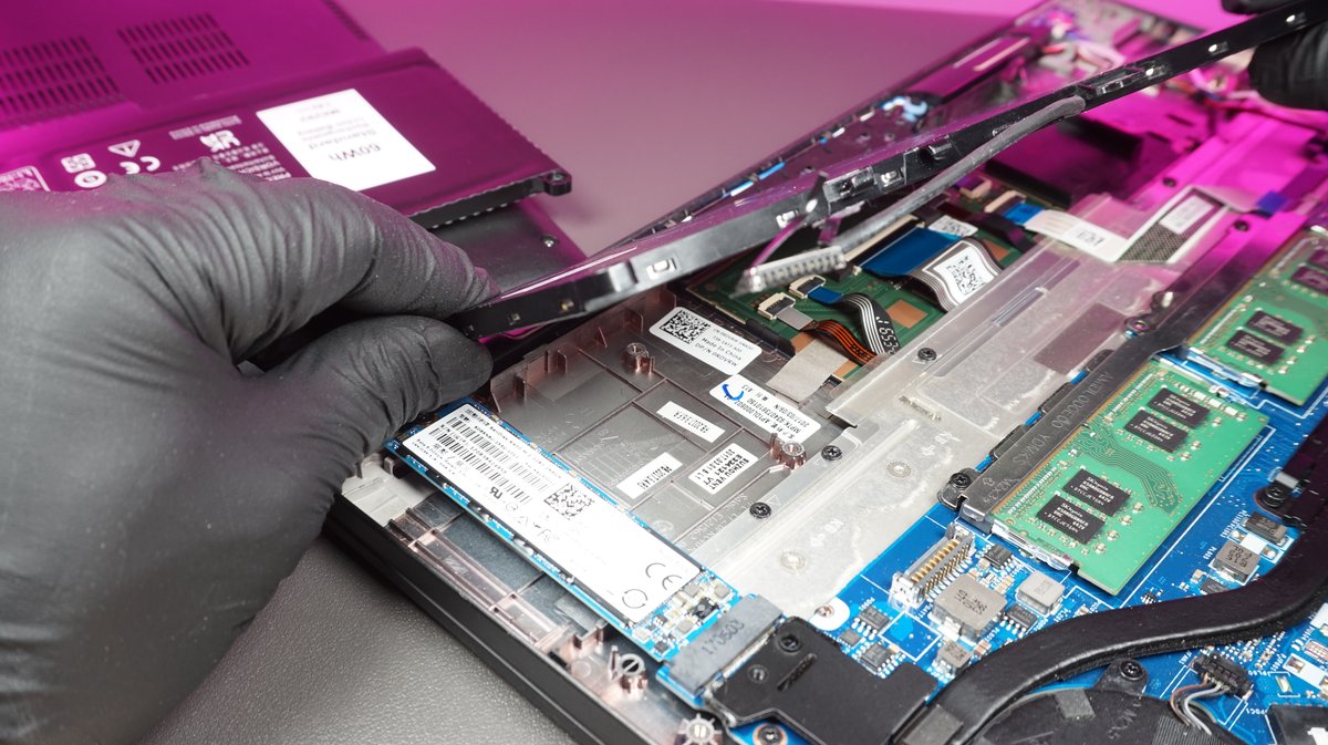 Dell laptop hardware repair in progress at repair alliance dundee