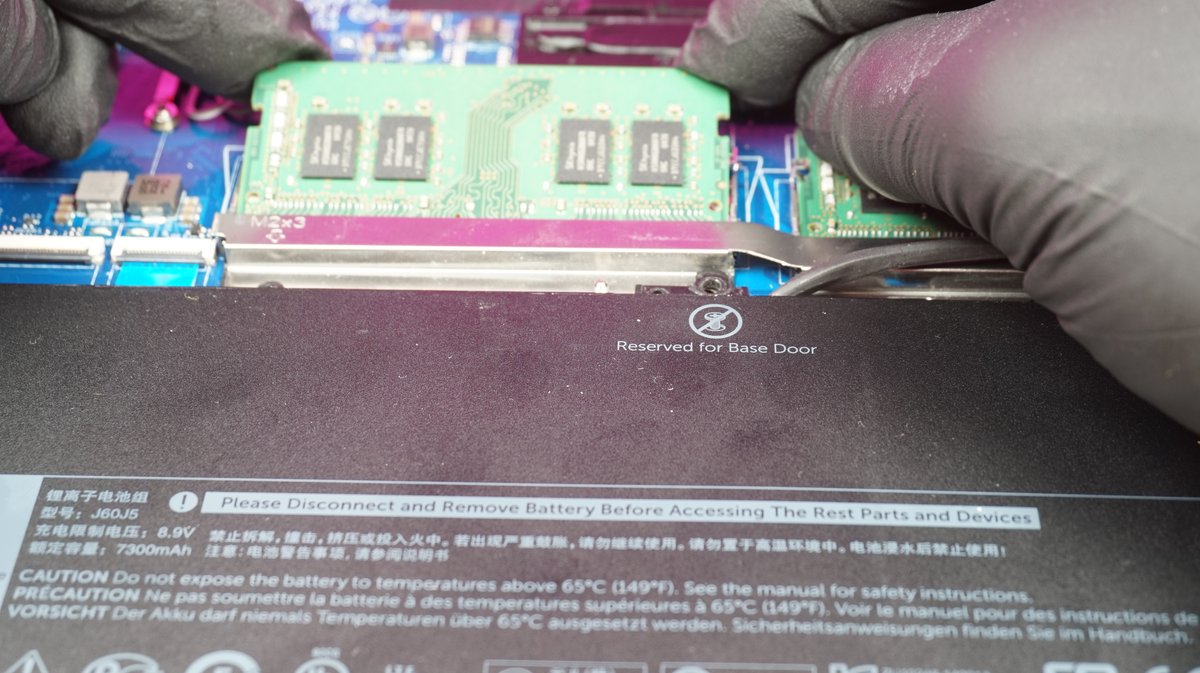 Ddr4 ram upgrade on a dell laptop at repair alliance dundee