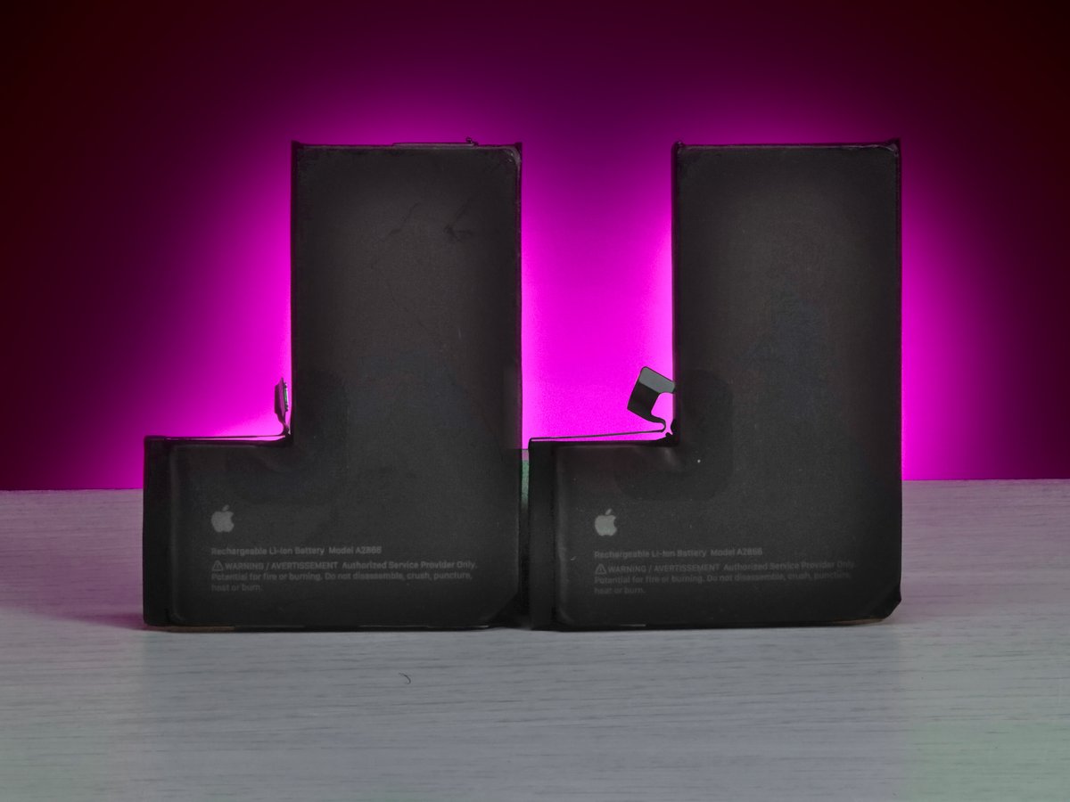Pair of iphone batteries at repair alliance dundee