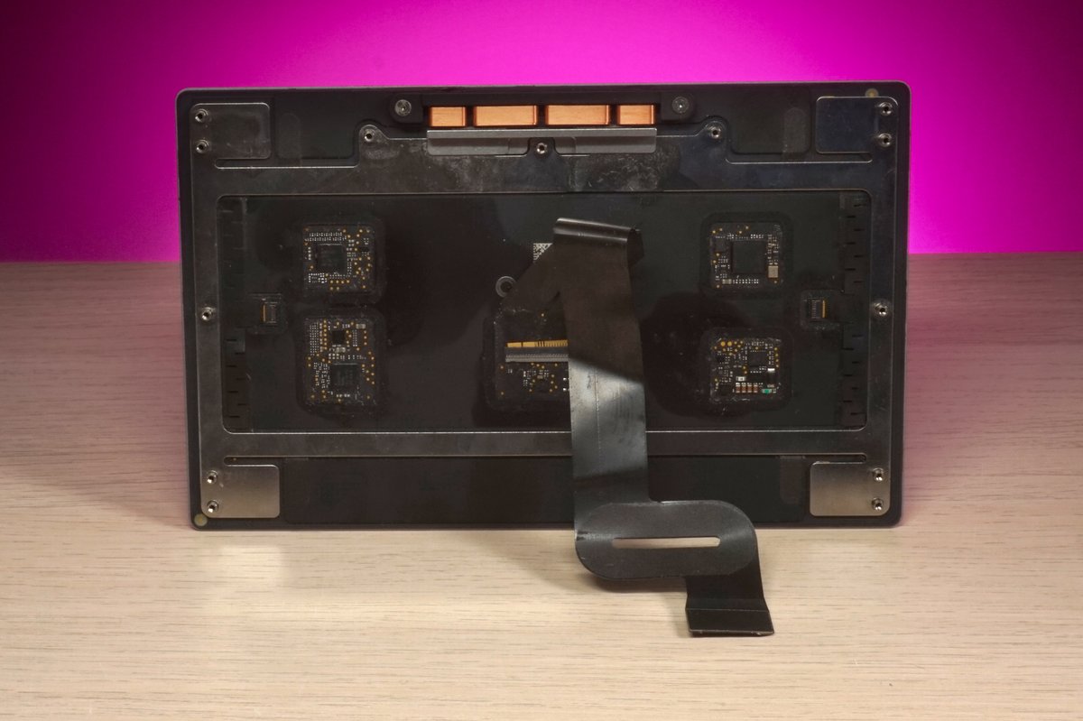 Macbook pro trackpad circuit board at repair alliance dundee workshop