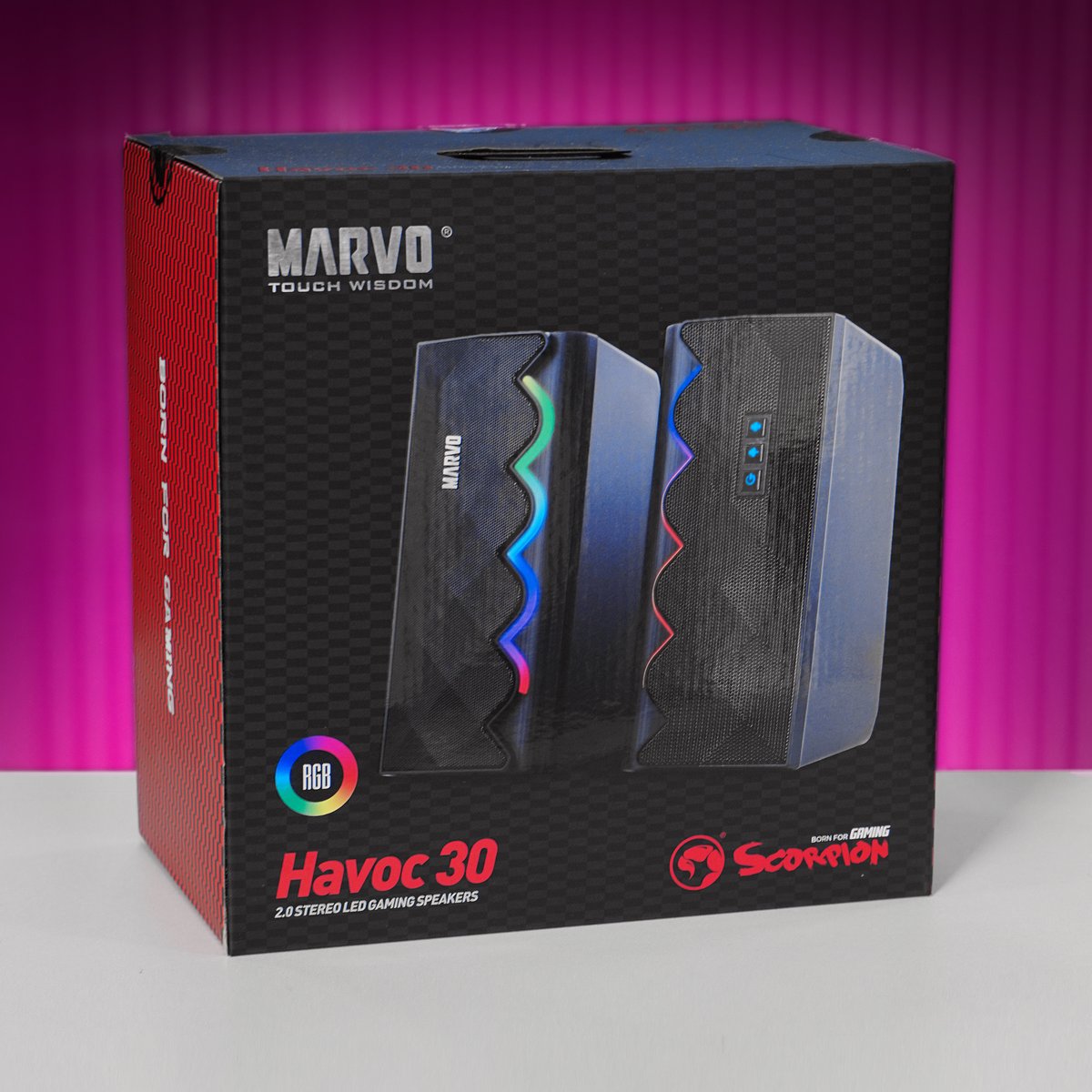 Marvo havoc 30 rgb gaming speakers at repair alliance dundee