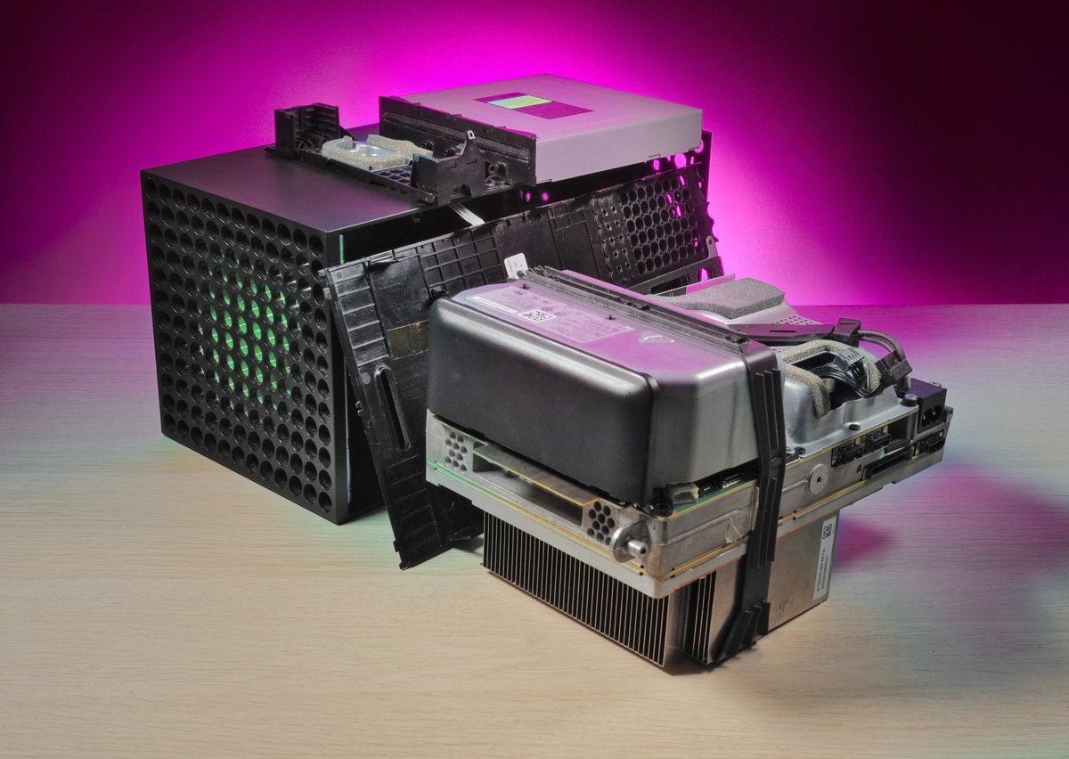 Xbox series x disassembled for repair at repair alliance dundee